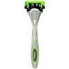 Hydro Schick Hydro 5 Premium Sensitive Skin Holder (with Blade), Skin Guard, 5 Blades, Green