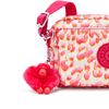 Kipling ABANU Small crossbody, Latin Cheetah (Red)