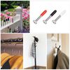 Rebower Screw Thread Protector Cover Rubber End Caps, [for Screw, Bolt] - 3/4" ID/White/20 Pcs