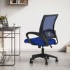 1Pc Adjustable Height Computer Home Office Ergonomic Desk Mesh Chair Navy Blue