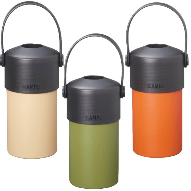 CAMPS Can / Bottle Cold / Heat Retention, Vacuum Double Layer Plastic Bottle Holder, Stainless Steel Pot, Compatible with Most Plastic Bottle Sizes (Orange, Beige, Green, 3 Colors Available)