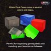 Clear Cards Deck Box BCW Prism Acrylic Plastic Case For Game MTG Pokemon Storage
