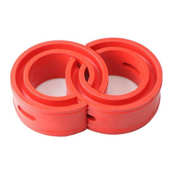 2Pcs Automotive Coil Spring Buffer Anti Vibration Universal Spring Bumper Cushion (D)