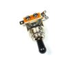(D45) 3 Way Toggle Switch Pickup Selector Black Tip for Electric Guitar