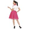 Widmann 10106863 Jupe, Polka Dots, Pink, Standard Size