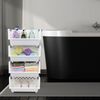 Cand Stackable Plastic Bins - 4 Packs White Large Plastic Stackable Storage Bins