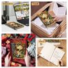 Skull Embossed Leather Journal Notebook - 3D Handmade Vintage Notebooks Trave...