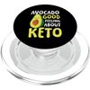 Avocado Good Feeling About Keto PopSockets PopGrip for MagSafe