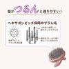 BesVESS KNS-600 Shampoo Brush Made by a Long-established Commercial Manufacturer (Smooth on Hair), Scalp Massage Brush, Scalp Brush
