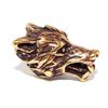 Bronze Viking Wolf Beard Bead (6mm) - celtic dreadlock hair