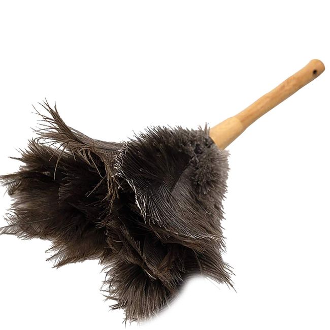 [Linodes] Duster Duster Ostrich Hair Household Car Cleaning Tool Room Cleaning Tool Room Cleaning Bamboo Pattern Fluffy Stylish Dusting Dust Dust Cleaning Brush Mop Handy Mop Car Dust Room Dust