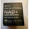 NAD+ & Resveratrol Anti-Aging Supplement – High Potency – 80 Capsules