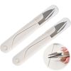 Thread Scissors, Rust-Proof Sharpening Hood Easy Carry Storage Hand Embroidery Sewing Tool (Pack of 2)