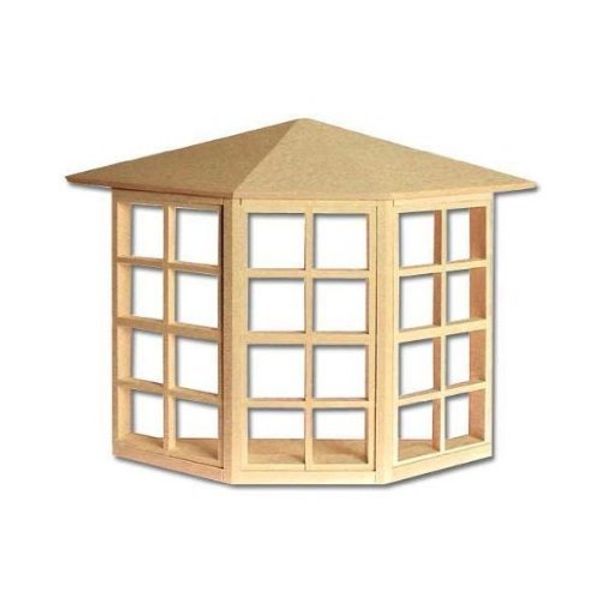 Houseworks, Ltd. Dollhouse Miniature 24-Light Bay Window