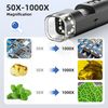 TOMLOV DM1 WiFi Wireless Digital Microscope 1000X 1080P USB Coin scope For Ipad