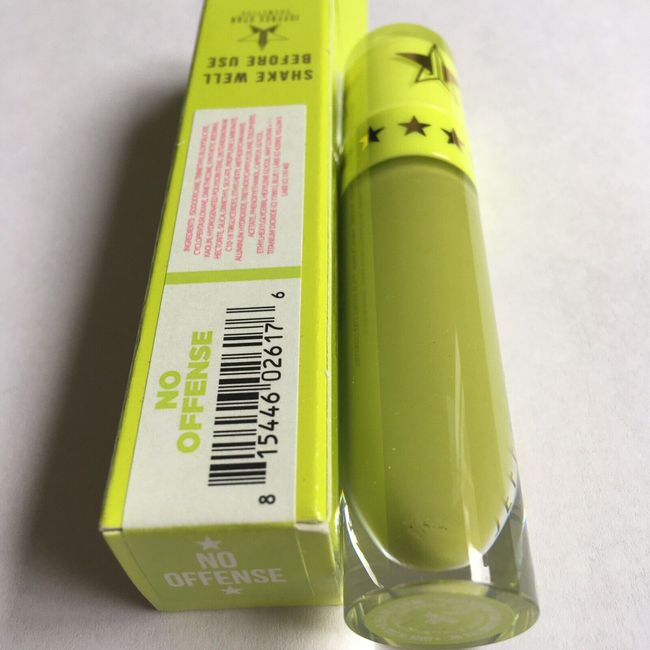 Jeffree Star Cosmetics No Offense Light Green Liquid Lipstick Christmas Make Up