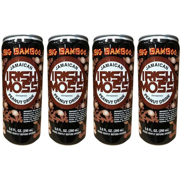 BIG BAMBOO JAMAICAN IRISH MOSS PEANUT DRINK 9.8 OZ 4PK