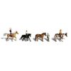 Horseback Riders HO Scale Woodland Scenics