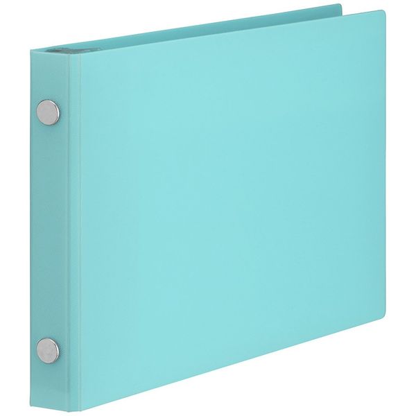 Maruman FM61-52 Loose Leaf Binder Mini Size Into One 5 Hole Light Blue