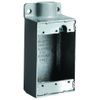 Killark FS-3, Cast Device Box, 1In K Alum Shallow Device Box, 1 PC