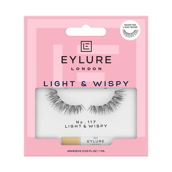 Eylure Shorter Lash Band - Light & Wispy No. 117