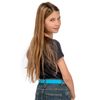Olata elastischer Mädchen-Gürtel mit Blumen-Verschluss (1-6 Jahre). Rosa