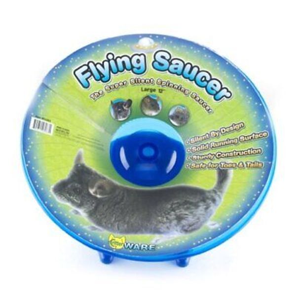 Ware Manufacturing Flying Saucer Exercise Wheel for Small Pets, 12-Inch - Large