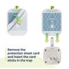 40pk flying insect trap refill compatible with veyofly fly trap vf01, glue