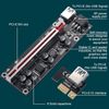 Pcie Riser Mining Card 6 PIN SATA Cable 60 cm USB 3.0 Extension Cable for GPU Mining 6 PCS