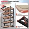 Storage Shelving Unit Garage Storage Rack 5-Tier Adjustable 2000 lbs USA