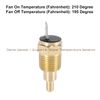 3/8" NPT 180'F DEGREE ELECTRIC COOLING FAN THERMOSTAT TEMPERATURE SENSOR SWITCH