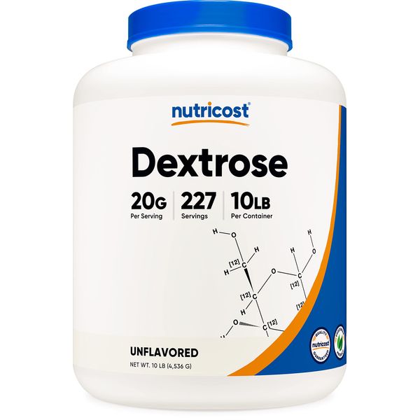Nutricost Dextrose Powder 2 LBS - Non-GMO, Gluten Free