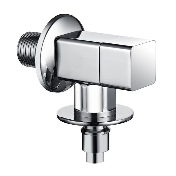 HILANDKOM Washer Faucet Fittings, Exposed Type and Embedded Type Common Function, Exposed Type (Indoor Only), Single Faucet with Emergency Stop Valve with Check Valve