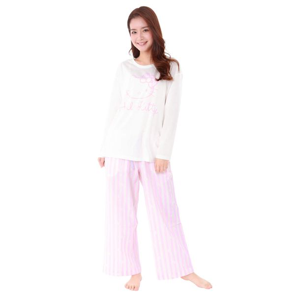 Southwark Striped Kitty T Suit WT x PK SAN-1134 Women's L