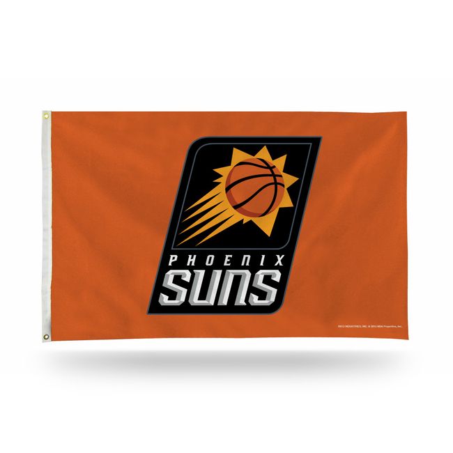 NBA Rico Industries 3-Foot by 5-Foot Single Sided Banner Flag with Grommets, Phoenix Suns