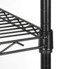 5-Tier Storage Shelving Rack Shelf Rolling Kitchen Shelf Organizer Garage Office