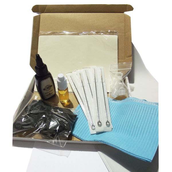 DCtattoo - Practice Hand Poke Tattoo Kit (Medium)