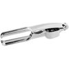 Choice 7 1/4" Chrome Garlic Press