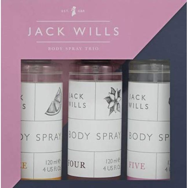 Jack Wills Ladies Body Spray Trio Collection