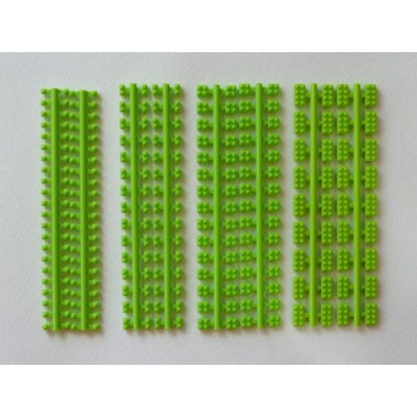 Plastic Model Block Basic 4 Assorted Set, Light Green, LG