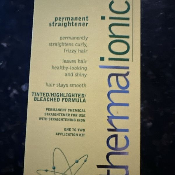 One N' Only Permanent Straightener Tinted / Bleached Formula Thermal Ionic 8oz
