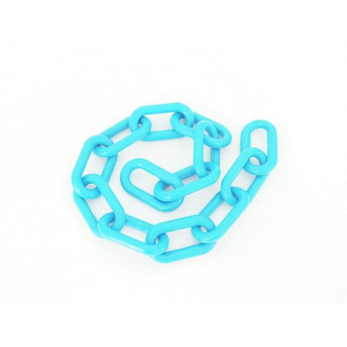 3" Plastic Chain Bird Toy Parts 2' Sea Blue