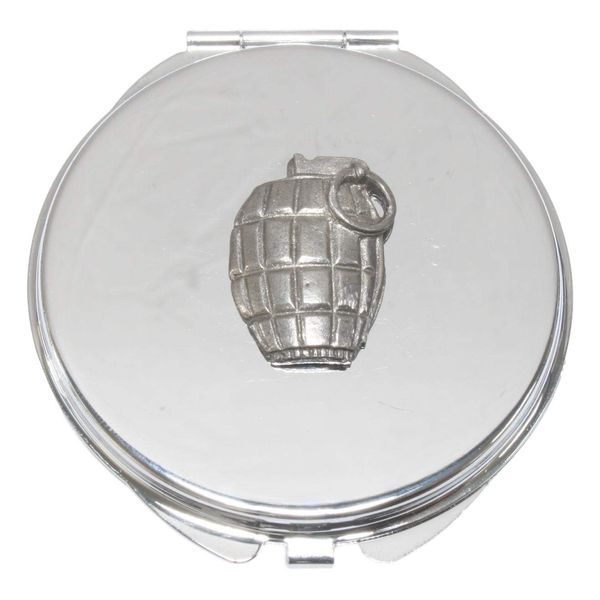 Grenade Compact Mirror Handbag Gift With Free Engraving 163