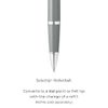 CROSS Bailey Light Polished Grey Resin Rollerball Pen - Refillable Medium Gel Ink Rollerball