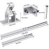 2 Sets (4Pcs) Solar Panel Mounting Brackets - Adjustable Solar Panel Tilt Mount 