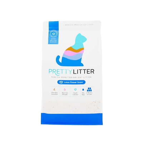 Health Monitoring Cat Litter, Lotus Flower Scent, Non-clumping Litter, 8 Lb