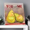 Personalised Desk Calendar. Couple's Desk Calendar