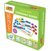 Junior Learning: Rainbow Phonics Blox: Consonant Blends - Phase 4 - Build & Learn, 30 Activity Cards, Color Coded Blocks, Reading Development, Kids 5+