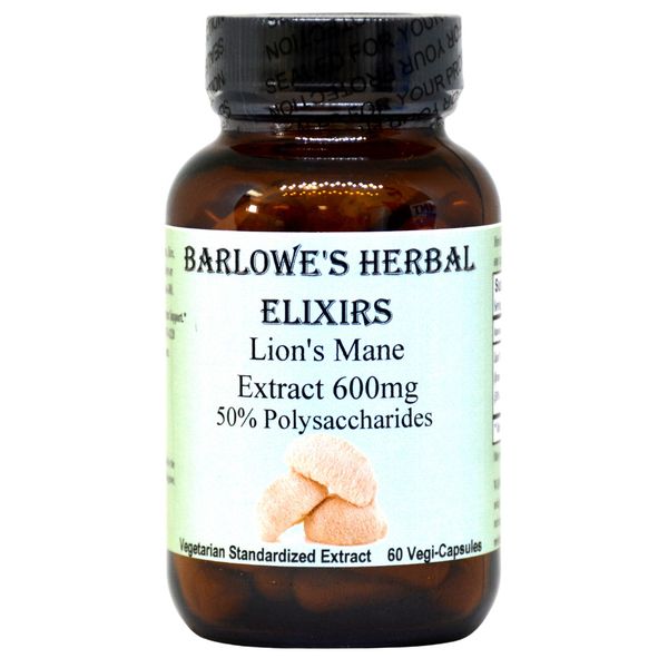 Lion's Mane Mushroom Extract | 600mg | 50% Polysaccharide