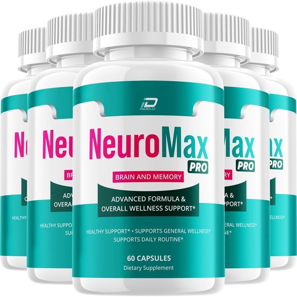 (5 Pack) NeuroMax Pro Supplement Capsules – NeuroMax Pro All Natural Memory